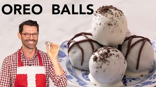 EASY Oreo Balls Recipe [upl. by Adnerb197]