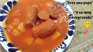 LONGANIZA EN SALSA ROJA [upl. by Solon]