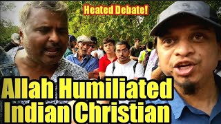 Allah Humiliated Him  Mansur amp Indian Christian Speakers corner [upl. by Affrica169]