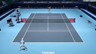 Djokovic vs Opelka Full Ace Tennis SF Nitto ATP Finals Torino [upl. by Leahcimdivad]