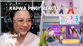 BINI ‘Salamin Salamin’ Official Music Video reaction  FIRST TIME WATCHING BINI [upl. by Teloiv]