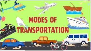 TRANSPORTS AROUND US  MODES OF TRANSPORT  TRANSPORTATION VIDEO FOR TODDLERS  KIDS LEARNING VIDEO [upl. by Godding]