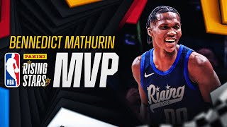 Bennedict Mathurin Wins MVP Of 2024 PaniniRisingStars 🏆 [upl. by Ahsiemat447]