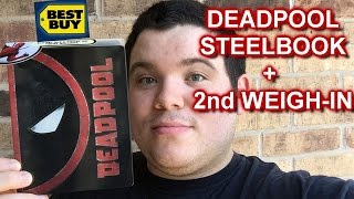 Deadpool SteelBook Best Buy Bluray Out amp About  2nd Week WeighIn [upl. by Mellen]