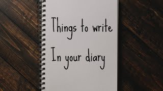 How to write diary  Diary writing in English  Diary entry [upl. by Anglo772]