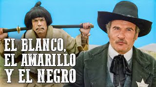 El blanco el amarillo y el negro  Vieja película del Oeste [upl. by Ellerred]