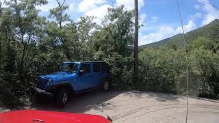 USVI st John Lameshure bay the drive in is crazy  part 1 [upl. by Hcir]