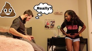 I POOPED MY PANTS PRANK ON BOYFRIEND [upl. by Atter]