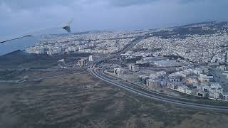 TUNISAIR landing at Tunis Carthage Airport [upl. by Naoj]