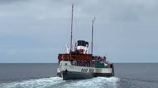 PS Waverley Departs Lundy 7624 [upl. by Llenart]