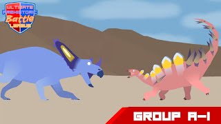 Ultimate Prehistoric Battle League A1 Chasmosaurus VS Chialingosaurus [upl. by Cordula946]