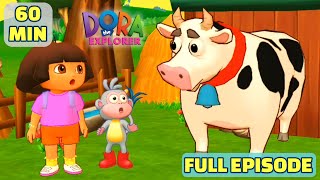 Dora Exploradora  Animais da Quinta  Episódios Completos  Dora Aventureira ‪ZigZagGamerPT [upl. by Phillada]