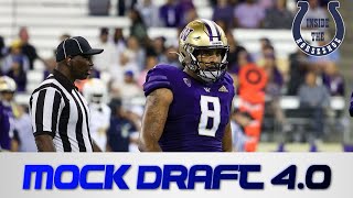 My 2024 Indianapolis Colts Mock Draft 40 [upl. by Rabush]