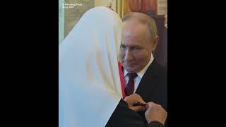 Putin receives Orthodox Church award [upl. by Hamid]