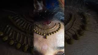 Beautiful mang Tika design mehandi mang Tika 2024 viralshorts video [upl. by Nylek]