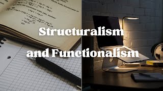 Structuralism and Functionalism Introduction to Psychology [upl. by Neeuq910]