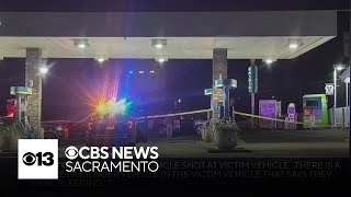 Northern California freeway shooting leaves 2 people hurt [upl. by Ahsurej421]