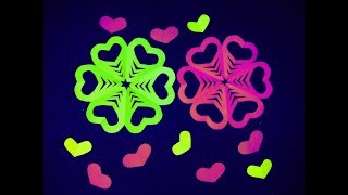 Heart Shaped Paper Snowflake  Easy Valentines DIY Craft  Tutorial  Art of Learning [upl. by Steffane]