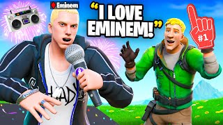 I Pretended To Be Eminem In Fortnite [upl. by Llemaj]