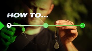 How To Tie Darrell Pecks Simple Wafter Rig  Korda Carp Fishing [upl. by Inalial990]