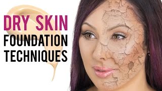 Best Foundation Techniques for Dry Skin  Pretty Smart [upl. by Nylanej620]