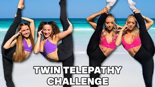 TWIN Telepathy CONTORTION Challenge ft Sofie Dossi amp Anna McNulty [upl. by Georgia262]