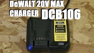 Dewalt 20v Max Battery Charger DCB106 Review [upl. by Amieva]