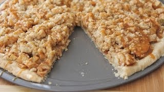 Caramel Apple Crisp Pizza Recipe Dessert Pizza [upl. by Buddy699]