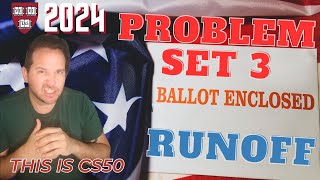 CS50 Runoff Solution  Week 3 Lab  Runoff Solution 2024 Beginners Guide [upl. by Mitchiner770]