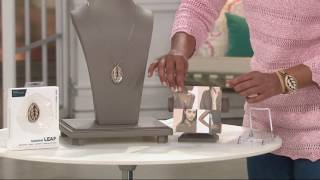 Bellabeat LEAF Silver Smart Jewelry Health Tracker on QVC [upl. by Sima]