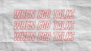 KALLITECHNIS  EGO TALK lyric video [upl. by Ymerrej]