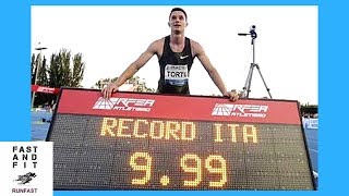 Filippo TORTU 9quot99 Nuovo Record ITALIANO sui 100 METRI  Battuto IL GRANDE PIETRO MENNEA [upl. by Doralynne807]