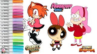 Powerpuff Girls Color Swap Blossom Sonic Boom Amy Rose Gravity Falls Mabel  SPRiNKLED DONUTS [upl. by Aryt]