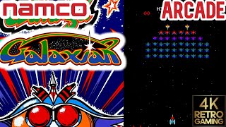 Galaxian Arcade  Namco 1979  4k Gameplay [upl. by Brawner]