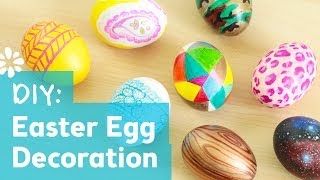 8 Cute amp Easy DIY Easter Egg Decorating Ideas  Sea Lemon [upl. by Jerome]