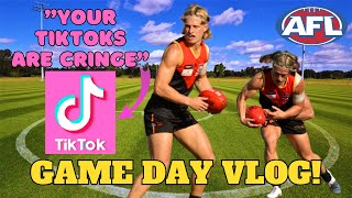 quotYOUR TIKTOKS ARE CRINGEquot  Game Day Vlog Dingley v St Kilda [upl. by Lednew61]