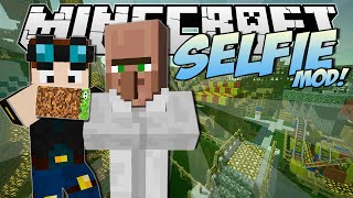 Minecraft  SELFIE MOD Vlogging Our Trip to FUNLAND  Mod Showcase [upl. by Ahsennod955]