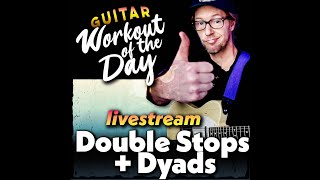 Live Guitar Lesson • Double Stops Dyads  Harmonizing on the Fly [upl. by Enairda]