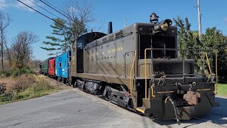 Chasing The Second Oldest Diesel In Operation On The Allentown And Auburn Railroad [upl. by Ennovy]