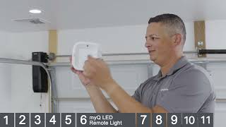 How to Install the LiftMaster Heavy Duty Garage Door Opener Model 98032 [upl. by Elleiad]