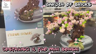 MINI BONSAI WONDERLAND 🌸 GARDEN of BRICKS Set [upl. by Ocirederf]