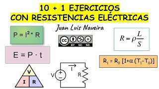 Ejercicios sencillos con resitencias eléctricas RESUELTOS [upl. by Raclima]