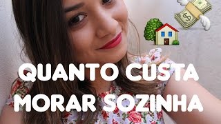 QUANTO CUSTA MORAR SOZINHA  CONTAS DE LUZ ALIMENTAÇÃO ETC [upl. by Kaule]