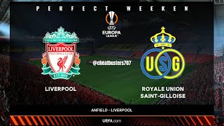 Liverpool vs Royale Union SG Prediction UEFA Europa League 2024 4K60 FIFA23 fifa soccer uel [upl. by Netfa]