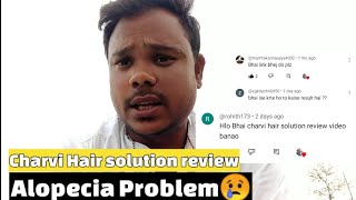 Charvi Hair solution review।। Alopecia Problem😢।। [upl. by Bellanca]