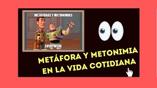 Metáfora y metonimia en la vida cotidiana definición diferencias ejemplos memes [upl. by Aile]