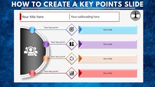 PowerPoint Tutorial Key Points PowerPoint List PowerPoint Presentation  PowerPoint Design [upl. by Narcissus]