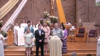 Sacrament of Confirmation for RCIA Candidates at Easter Vigil April 15 2017 [upl. by Marna]