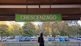 Walkthrough Stazione CRESCENZAGO M2 Metro Milano [upl. by Ennayelhsa]