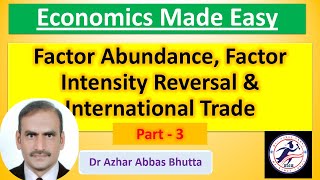 Factor Intenstiy HO theory amp Factor Intensity Reversal International Trade  Part3 Urdu  Hindi [upl. by Clinton]